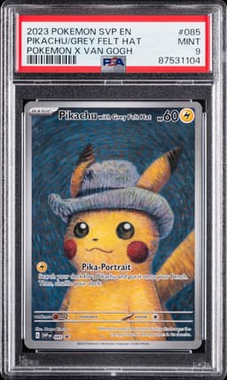 2023 #085 Pikachu With Grey Felt Hat PSA 9 Svp EN-SV Black Star Promo Pokemon