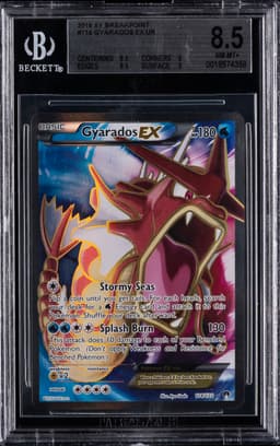 2016 #114 Full Art/Gyarados EX BGS 8.5 XY Breakpoint Pokemon