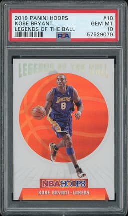 2019-20 Panini Hoops Legends of the Ball Kobe Bryant #10 PSA 10