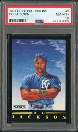 1991 Fleer Pro-Visions Bo Jackson #5 PSA 8.5