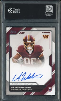 2026 Topps Flagship Football First Signatures Antonio Williams #FFS-AW Autograph