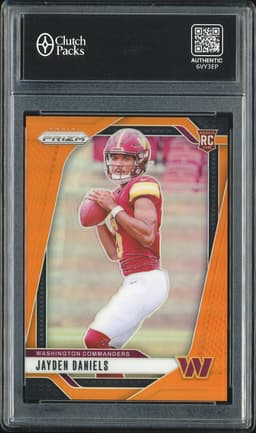 2024 Panini Prizm Jayden Daniels #347 Orange /249