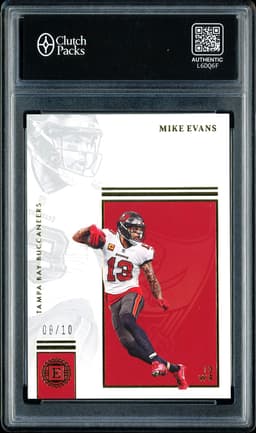 2022 Panini Encased Mike Evans #60 Gold /10