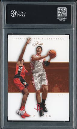 2004-05 Flair Yao Ming #C-11 Row 1 /100