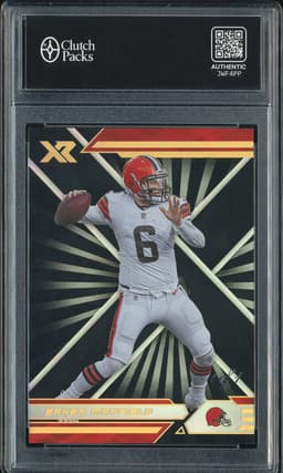 2021 Panini XR Baker Mayfield #22 Black 1/1