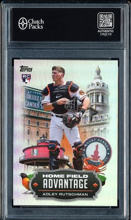 2023 Topps Home Field Advantage Adley Rutschman #HA-8 Clutch Packs Authentic