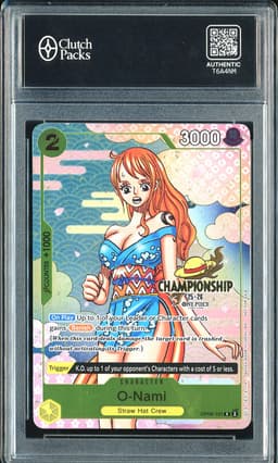 One Piece O-Nami #OP06-101 CS 25-26 Championship Event Pack Stamped
