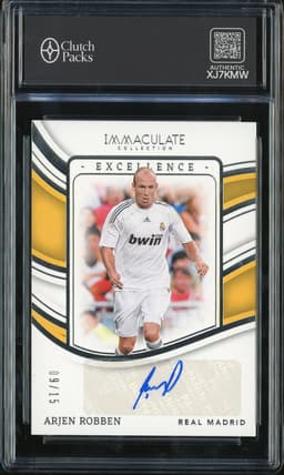 2023-24 Panini Immaculate Collection Excellence Arjen Robben #EA-AR Autograph /15