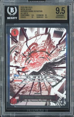 One Piece Divine Departure #OP10-019 Royal Blood R Alternate Art BGS 9.5