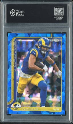 2025 Topps Chrome Puka Nacua #166 Sapphire