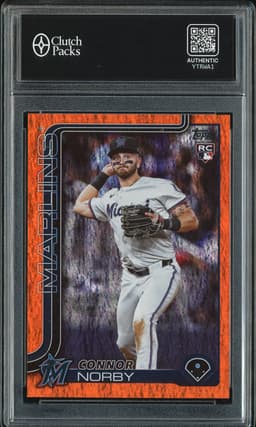 2025 Topps Series One Connor Norby #132 Orange  /25