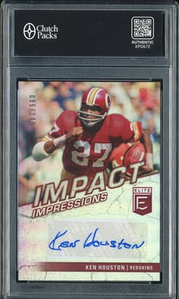 2022 Donruss Elite Impact Impressions Ken Houston #II-KH Autograph /149