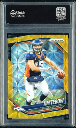 2025 Panini Prizm Tim Tebow #300 Gold Scope /10