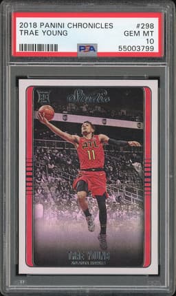 2018 Panini Chronicles Studio Trae Young #298 PSA 10