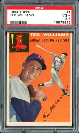 1954 Topps Ted Williams #1 PSA 3.5