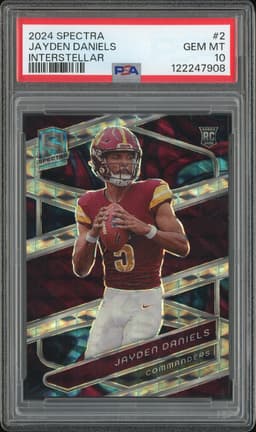 2024 Spectra Interstellar Jayden Daniels #2 /60 PSA 10