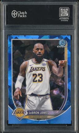 2025 Bowman Chrome Vets LeBron James #BCV-121 Blue Sapphire