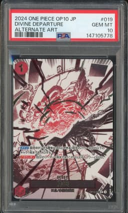 One Piece Divine Departure #OP10-019 Royal Blood Alternate Art PSA 10