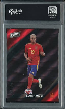 2025 Panini Black Friday Lamine Yamal #36 Red /50