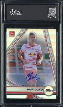 2022 Topps Finest Bundesliga Dani Olmo #FT-DO Refractor Finest Touch Auto /56