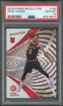 2018 Panini Revolution Trae Young #150 PSA 10