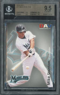 2010 DAV Limited Edition Mike Stanton #77 BGS 9.5