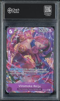 One Piece Vinsmoke Reiju #EB03-031 Extra Booster Memorial Collection Heroine Edition SR Alternate Art