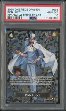 One Piece Rob Lucci #OP05-093 Awakening of the New Era PSA 10