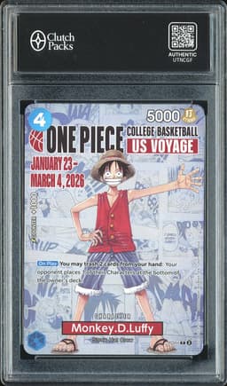 One Piece Monkey.D.Luffy #P-055 College Basketball US Voyage