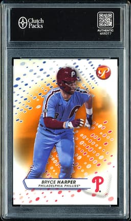 2023 Topps Pristine Bryce Harper #90 Orange Pristine /25