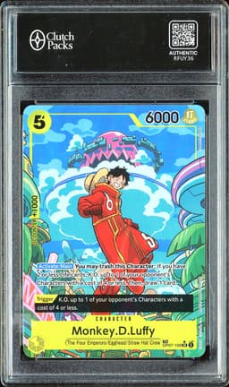 One Piece Monkey.D.Luffy #OP07-109 OP08 Two Legends Treasure Rare