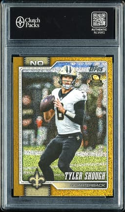 2025 Topps Tyler Shough #145 Gold Sandglitter /50