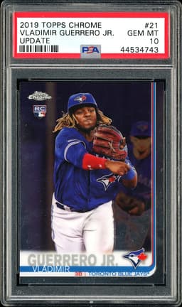 2019 Topps Chrome Update Vladimir Guerrero Jr. #21 PSA 10