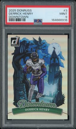 2025 Donruss Downtown Derrick Henry #3 PSA 9