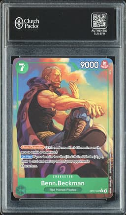 One Piece Benn.Beckman #OP17-027 The World's Strongest Warriors R