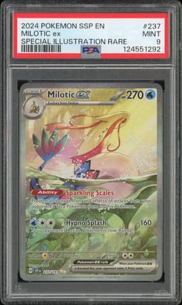 2024 Pokemon SSP EN Special Illustration Rare Milotic ex #237 PSA 9