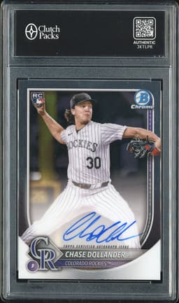 2024 Bowman Chrome Chase Dollander #CRA-CD Autograph