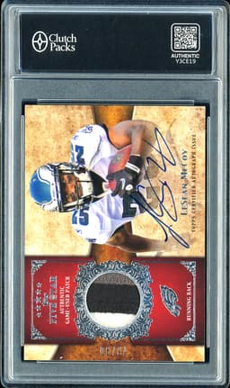 2011 Topps Five Star Five Star Signature Patch LeSean McCoy #FSSP-LM Autograph Patch /90