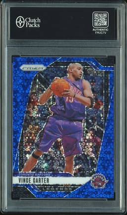 2024-25 Panini Prizm Legends Vince Carter #295 Blue Fast Break /150