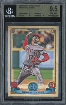 2019 Topps Gypsy Queen Shohei Ohtani #55 BGS 9.5