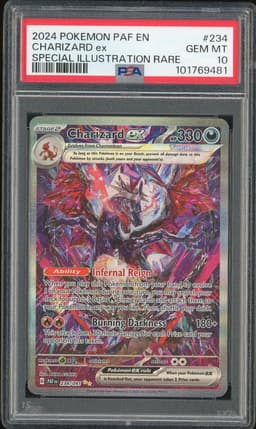 2024 Pokemon Paldean Fates Special Illustration Rare Charizard ex #234 PSA 10