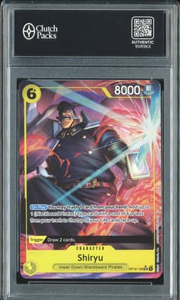 One Piece Shiryu #OP16-108 The Time of Battle SR Alternate Art