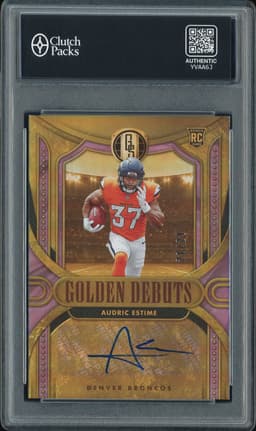 2024 Panini Gold Standard Golden Debuts Audric Estime #GD-AEE Autograph /24