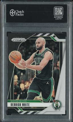 2024-25 Panini Prizm Derrick White #66 Black White