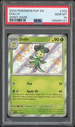 2024 Paldean Fates Shiny Rare Dolliv #103 PSA 10