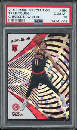2018 Panini Revolution Chinese New Year Trae Young #150 PSA 10