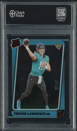2021 Clearly Donruss Trevor Lawrence #51 Red /49