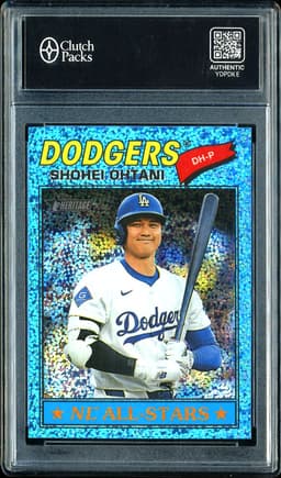 2026 Topps Heritage NL All-Stars Shohei Ohtani #290 Light Blue Sparkle