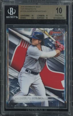 2016 Bowman's Best Top Prospects Andrew Benintendi #TP29 BGS 10