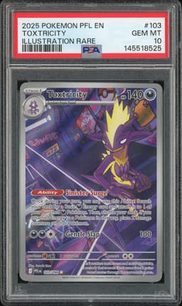 2025 Pokemon Toxtricity #103 Illustration Rare PSA 10